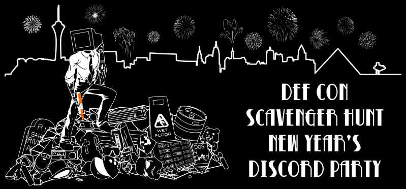 DEF CON NYE 2020 Discord Party Scavenger Hunt logo
